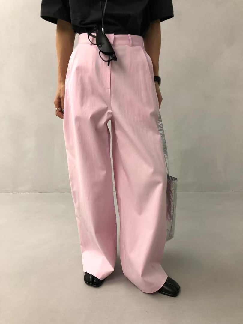 SIDE V PLEATS PANTS