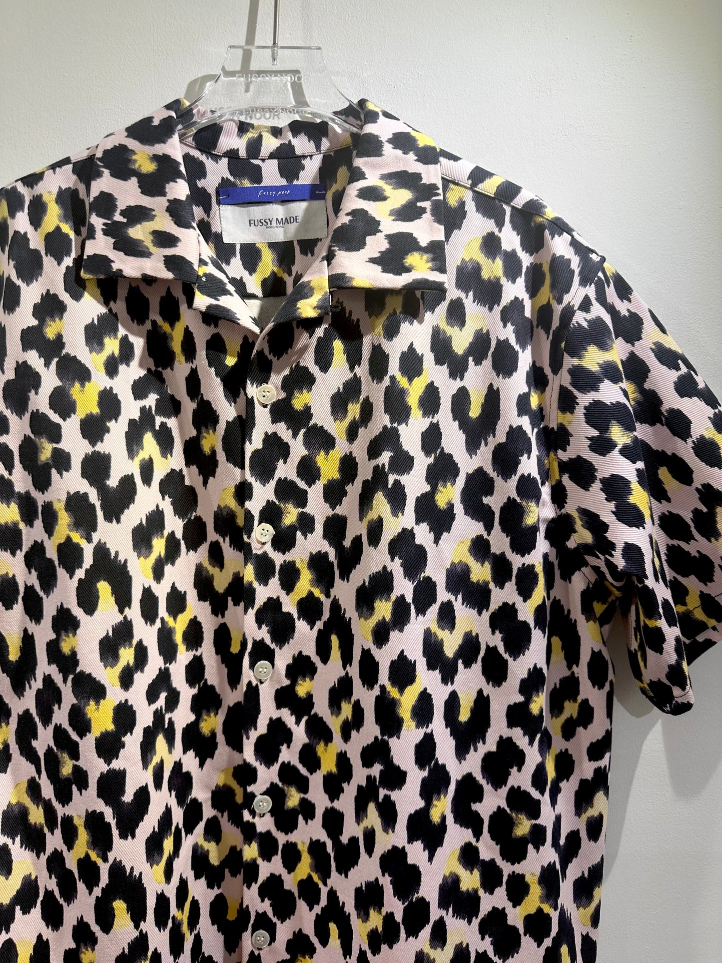 • FUSSY MADE • LIGHT PINK LEOPARD SHIRT