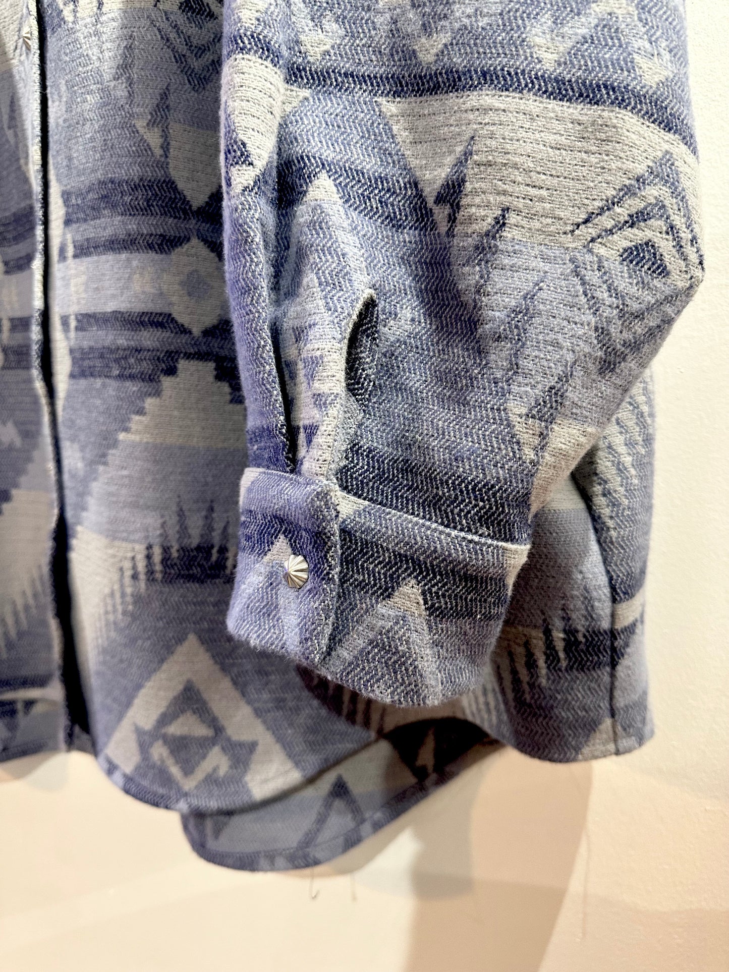 • FUSSY MADE • WOVEN TETRIS SHIRT
