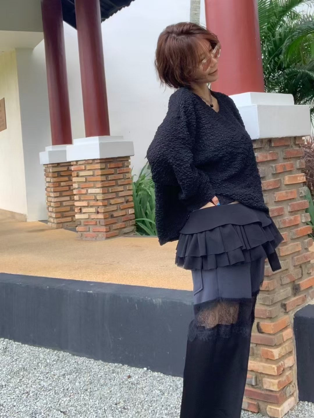 SPRING TEXTILE TOP