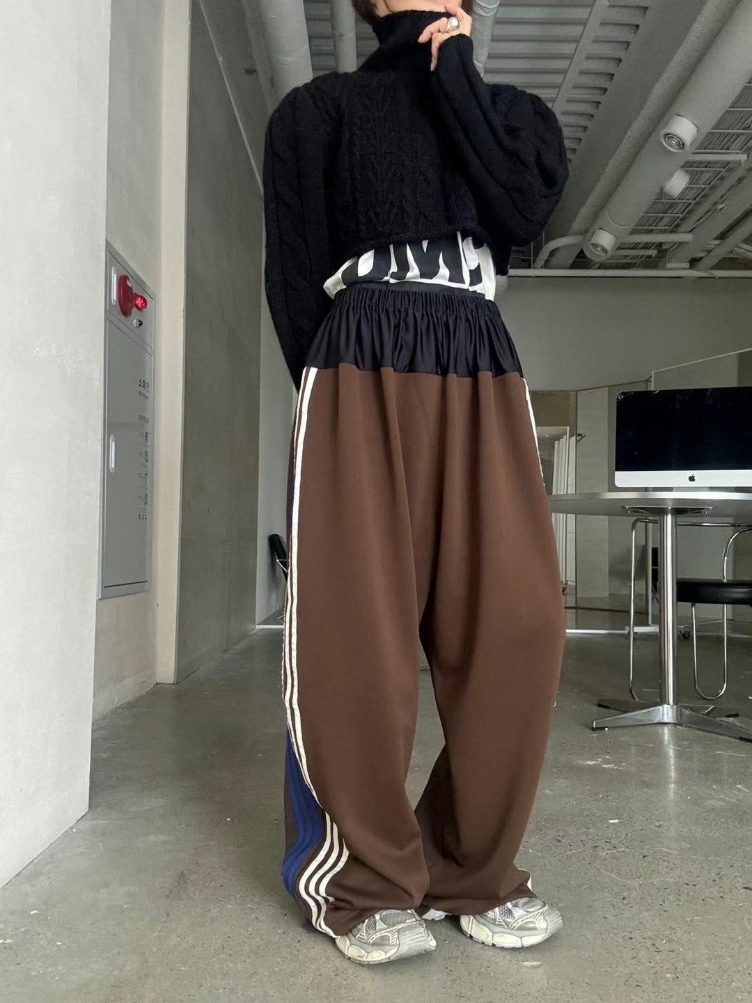 SILLY PATCHED TRACK PANTS