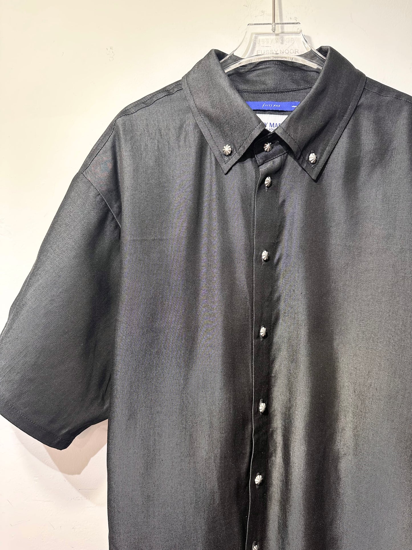 • FUSSY MADE • ICE SILK DENIM SHIRT