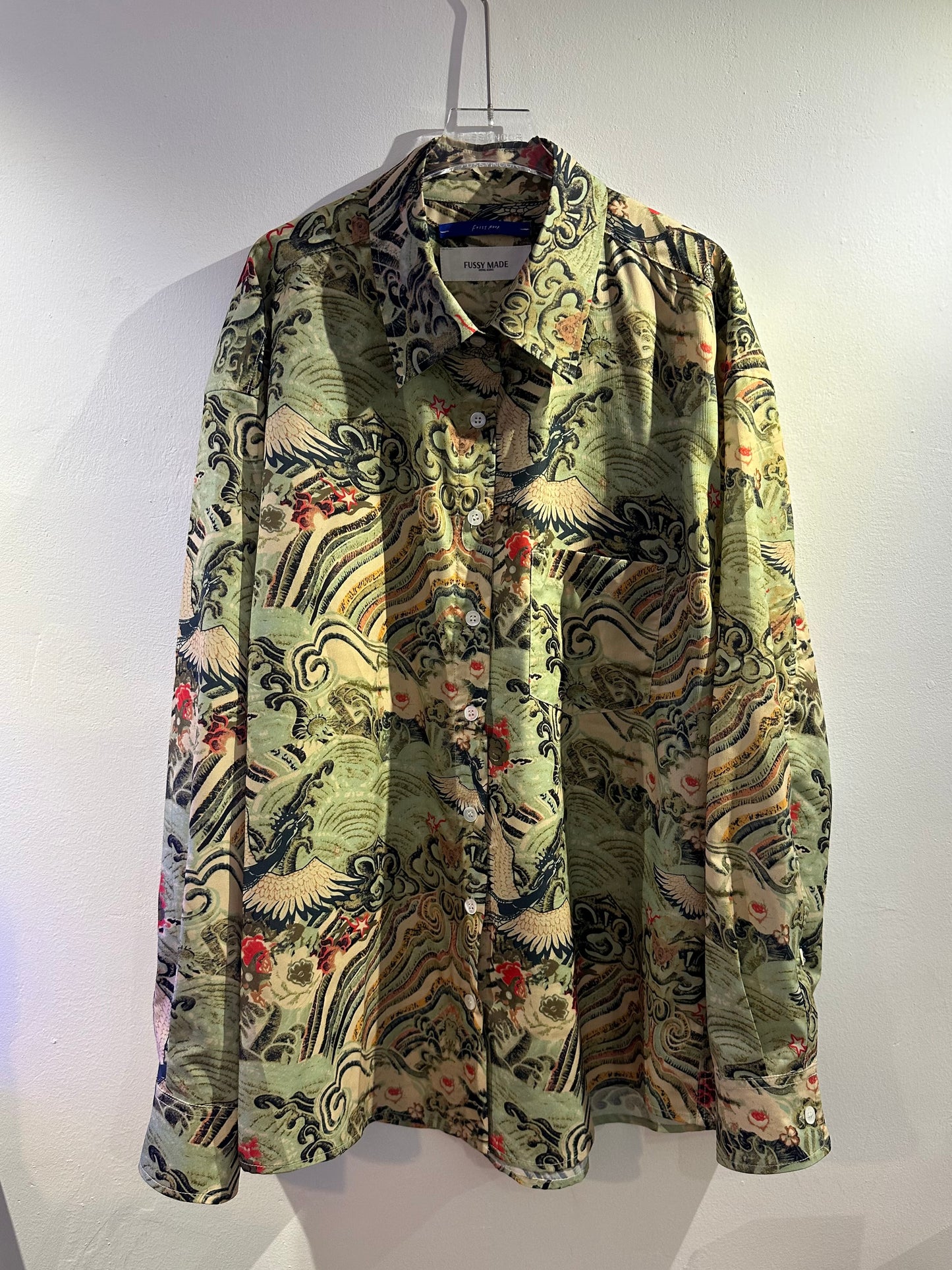 • FUSSY MADE • DRAGON MOTIF SHIRT