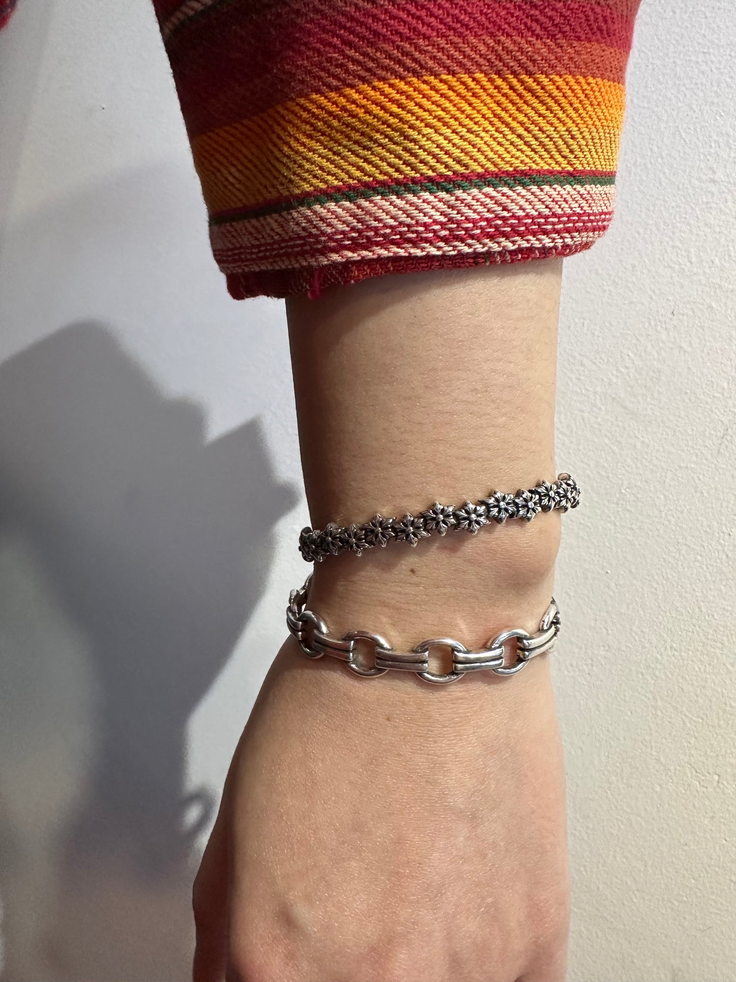 925 OVAL LINK CUFF BANGLE