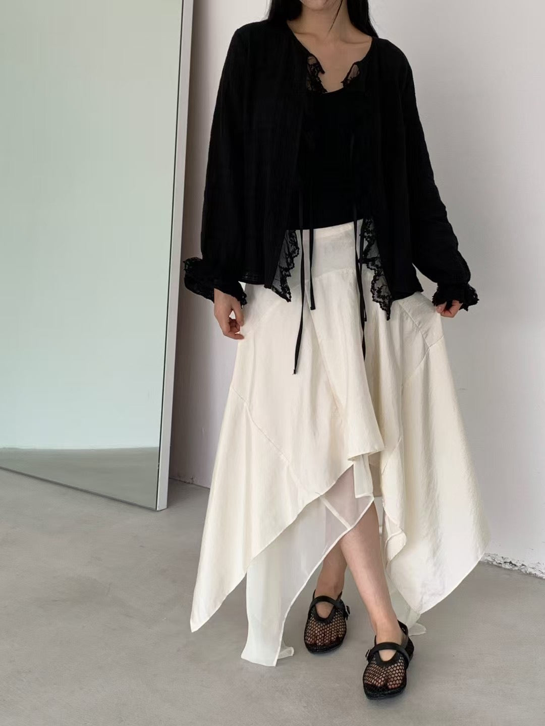 CHIFFON LAYER SKIRT