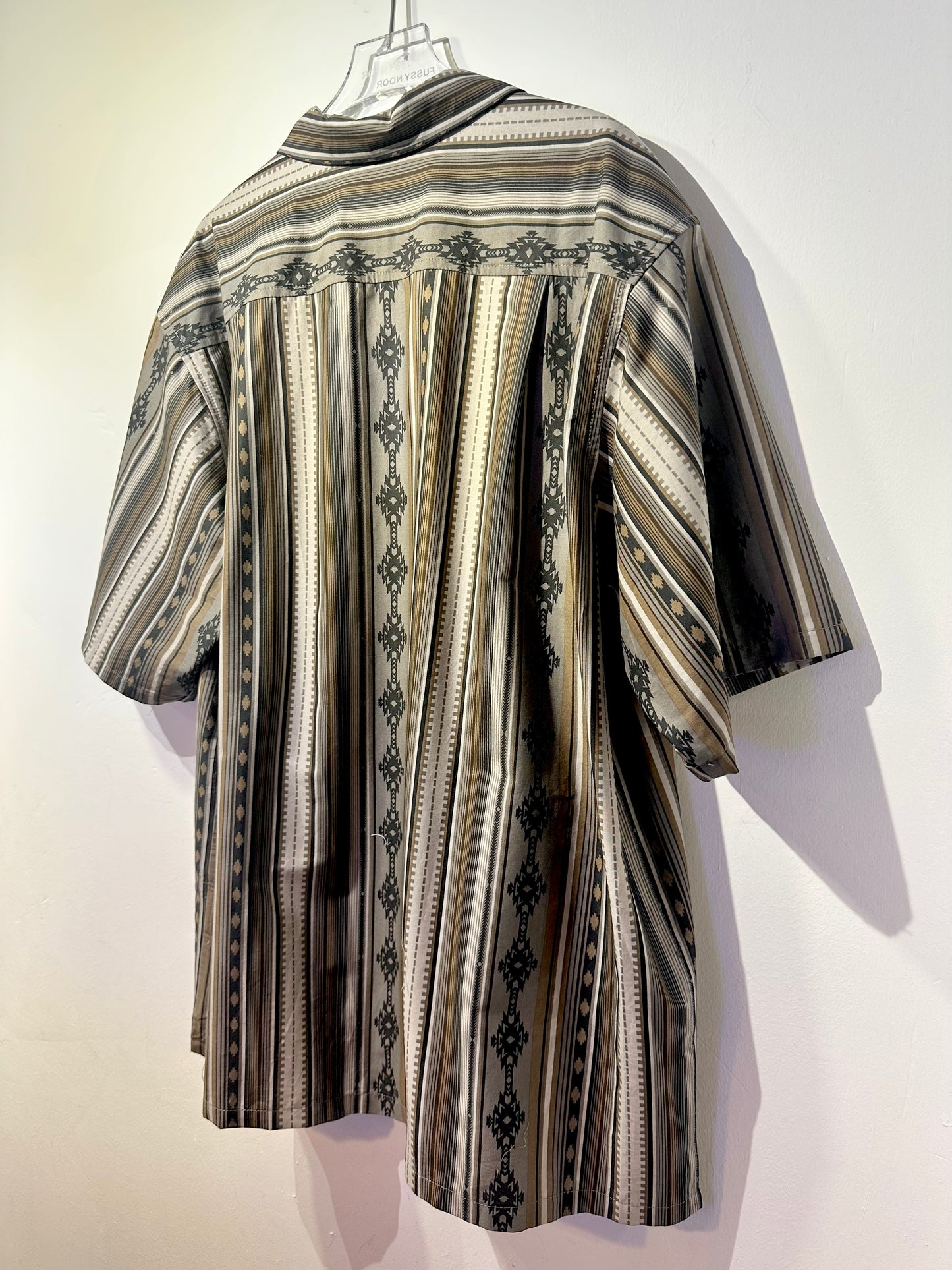 • FUSSY MADE • AZTEC STRIPE SHIRT