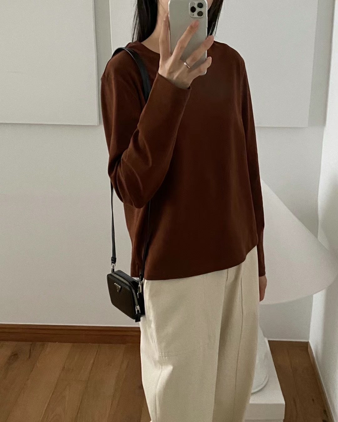 DAILY SILK COTTON TEE