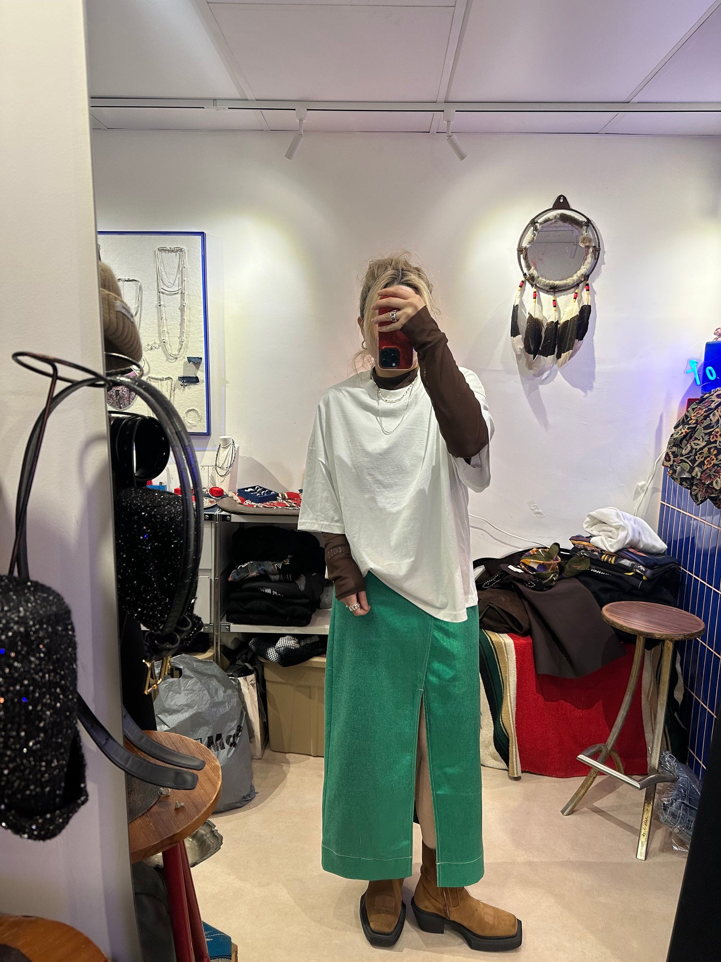 PLAIN WIDE TEE