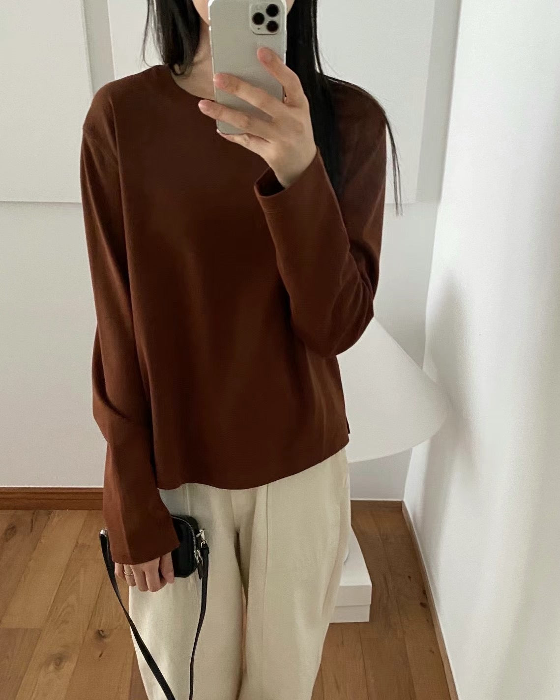 DAILY SILK COTTON TEE