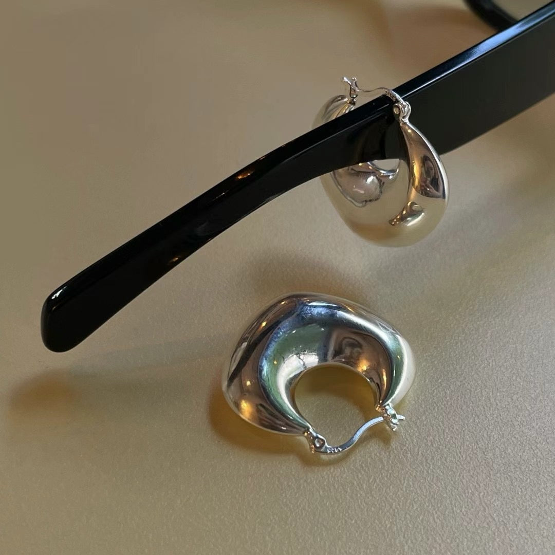 925 HEART-LIKE SHAPE EARRINGS