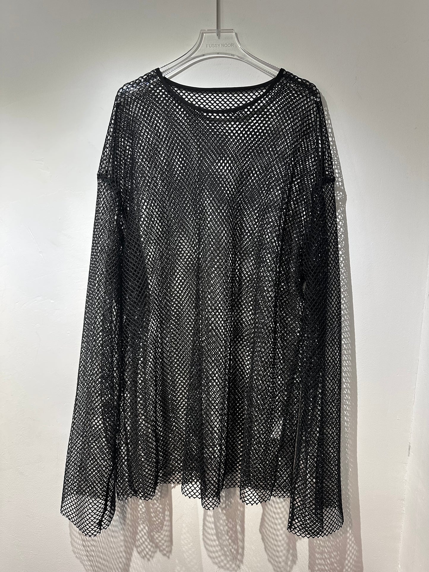 • FUSSY MADE • OVERSIZED NET TOP