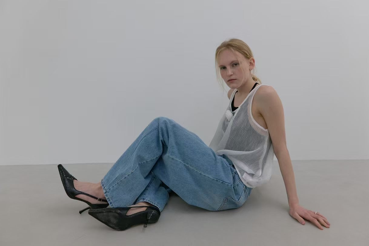 CLEAN BARREL JEANS