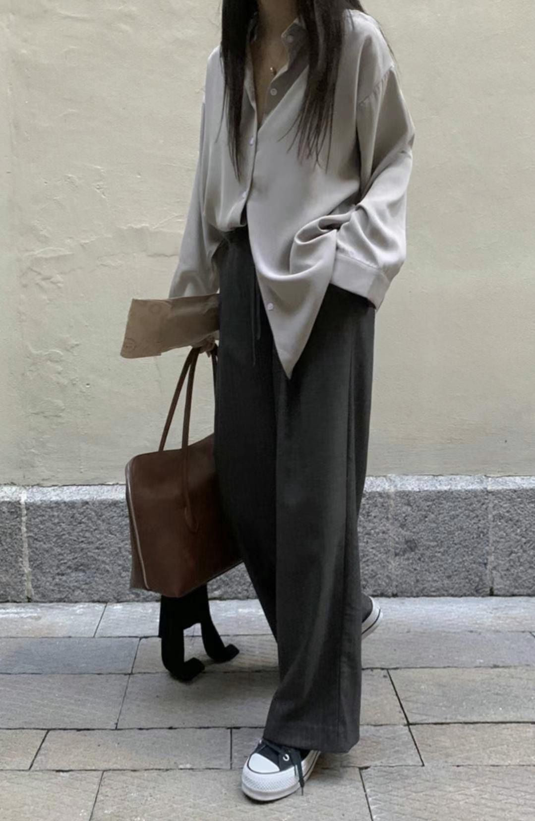 PINSTRIPE CHILL PANTS (TWO LENGTH)