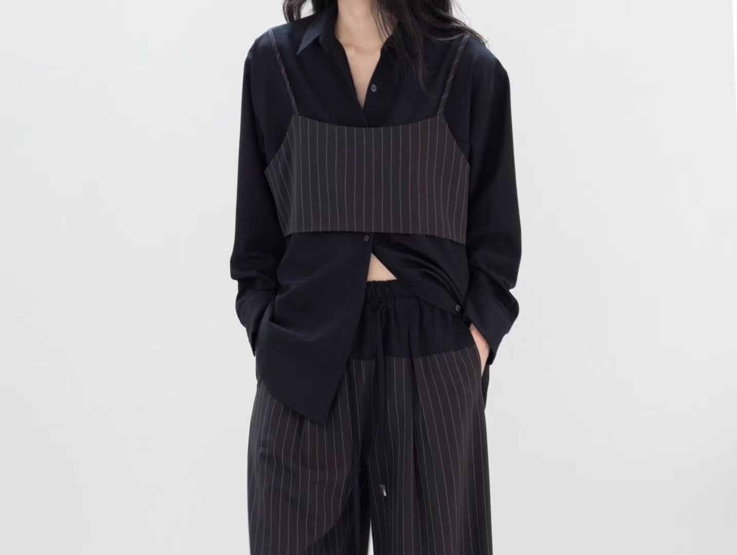 ELEGANT LOUNGE PINSTRIPES PANTS