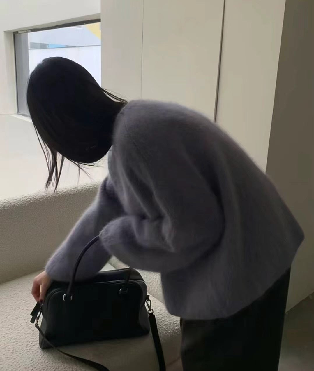 CREW NECK MOMO KNIT
