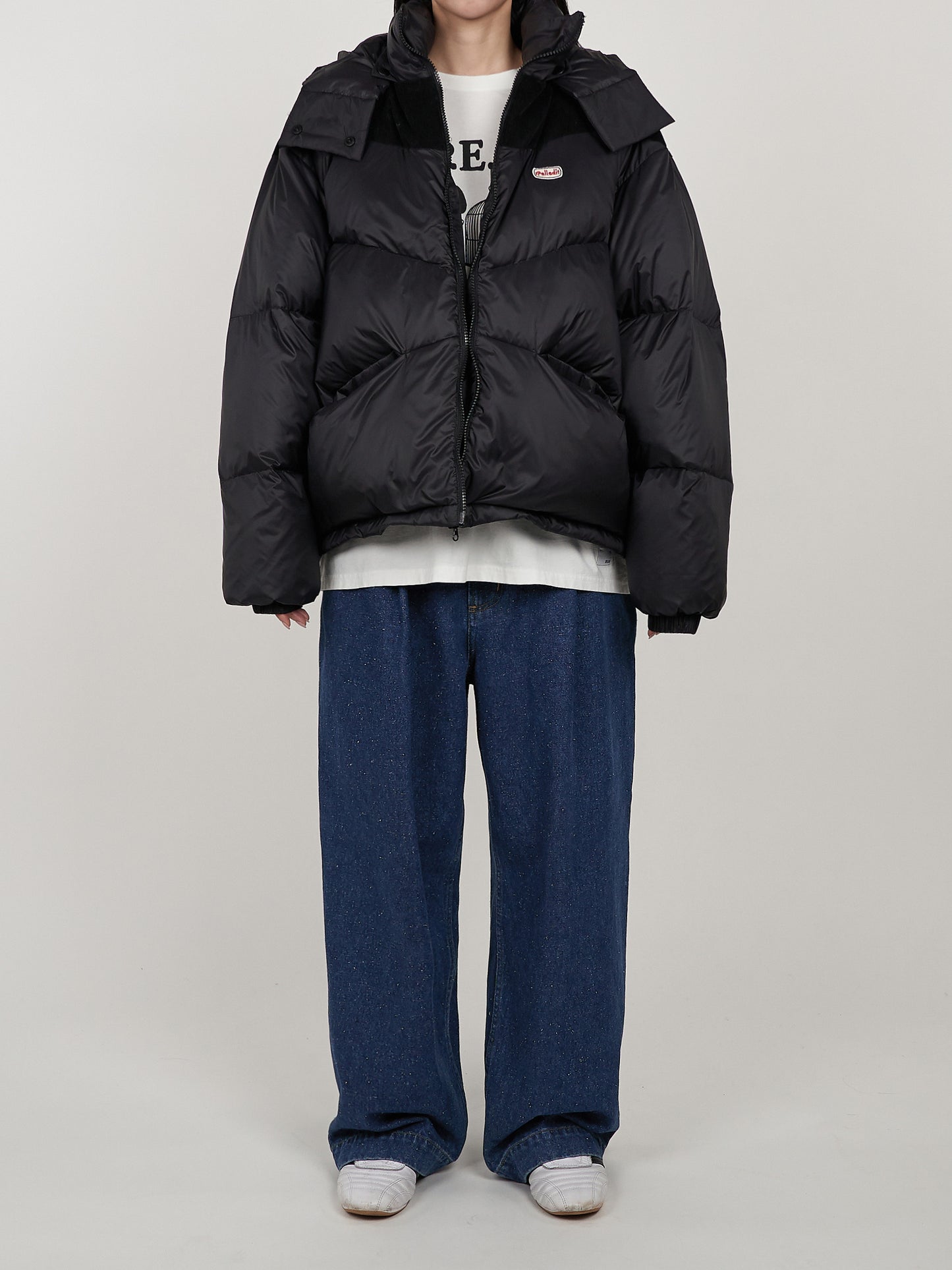 DIAGONAL STITCH DOWN JUMPER