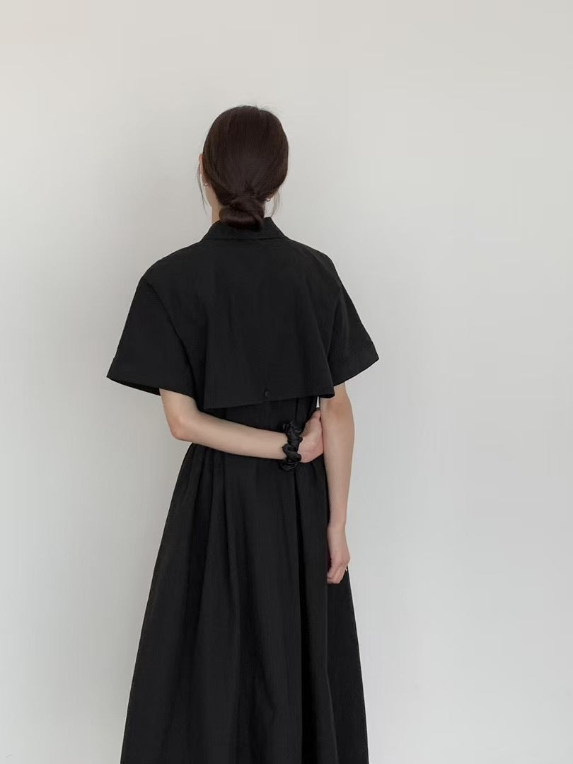 SHORT SLEEVES DRESS