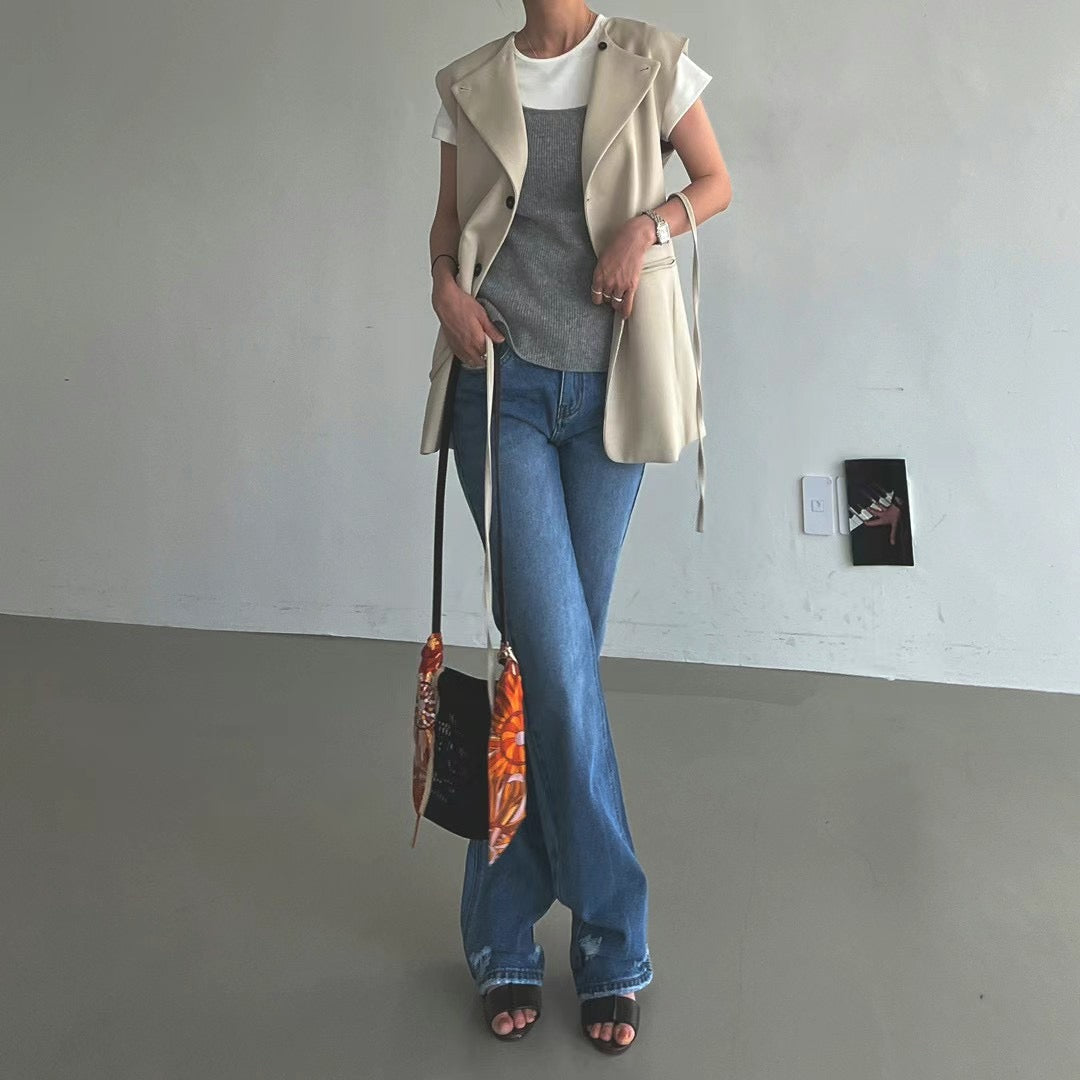 !!!LAST ORDER - SPECIAL OFFER until Sunday!!! MULTI STYLE BELTED BLAZER VEST