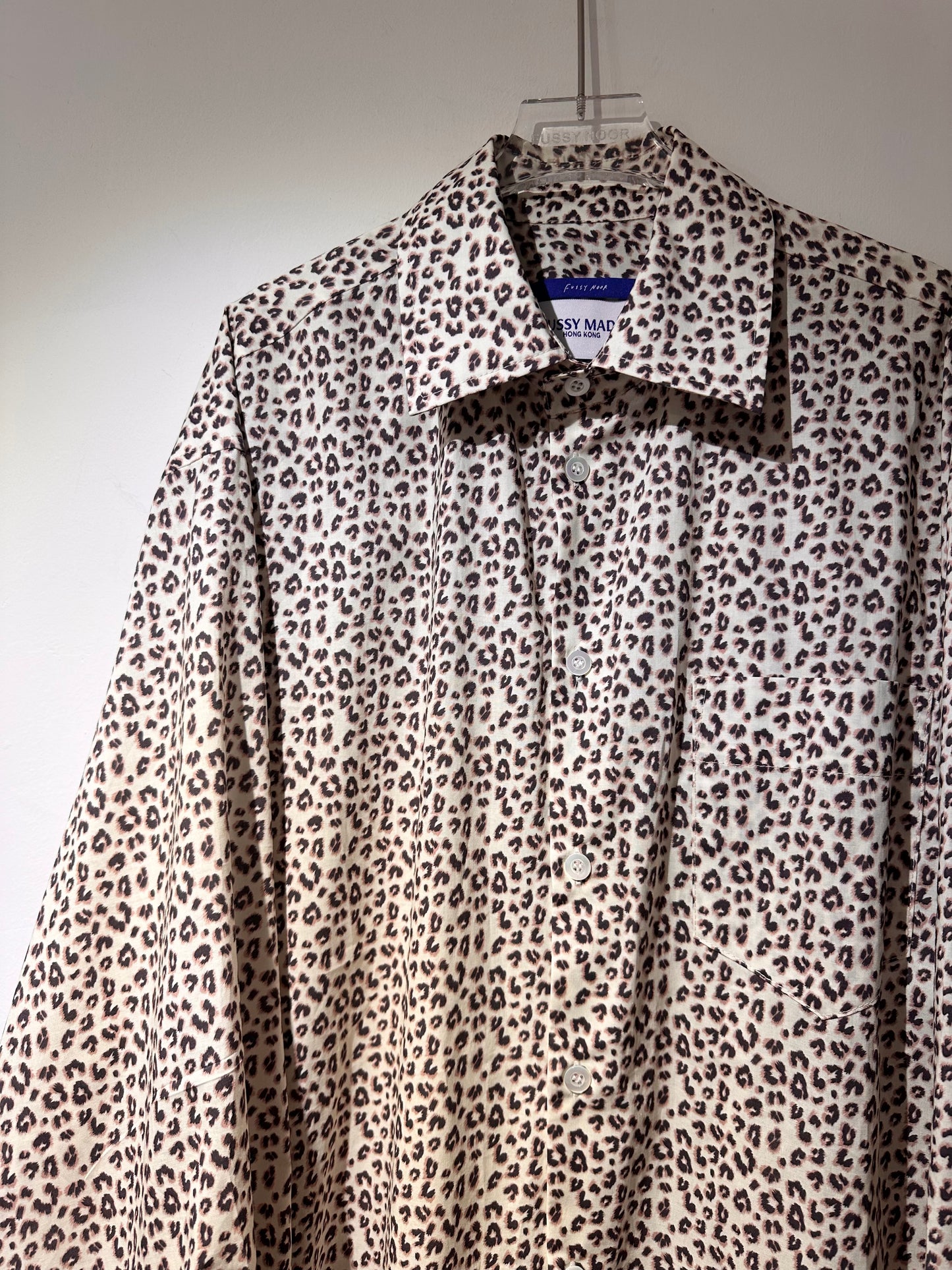 • FUSSY MADE • BLONDE LEOPARD SHIRT