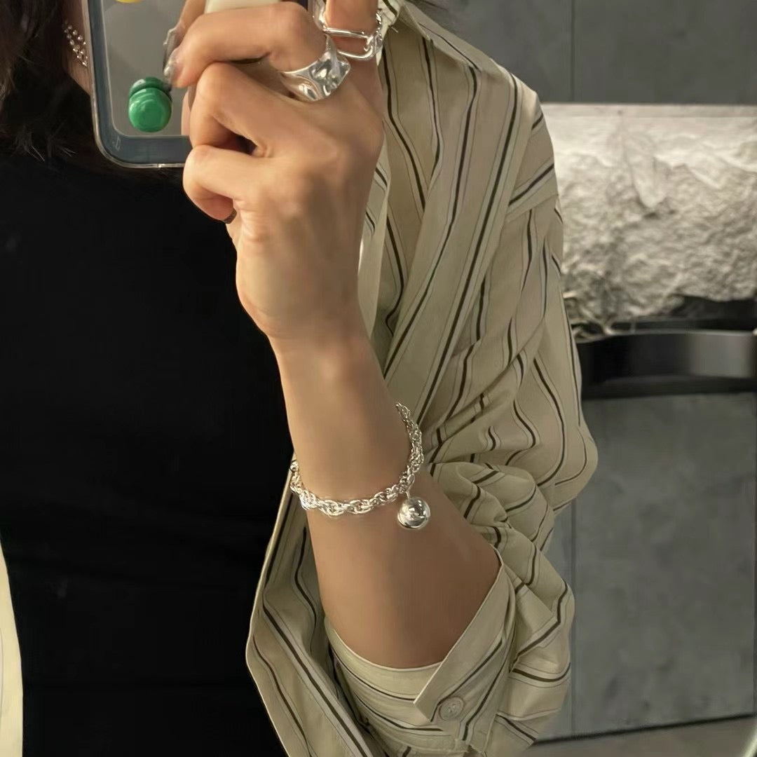 925 OUCH LINK BRACELET - 18CM