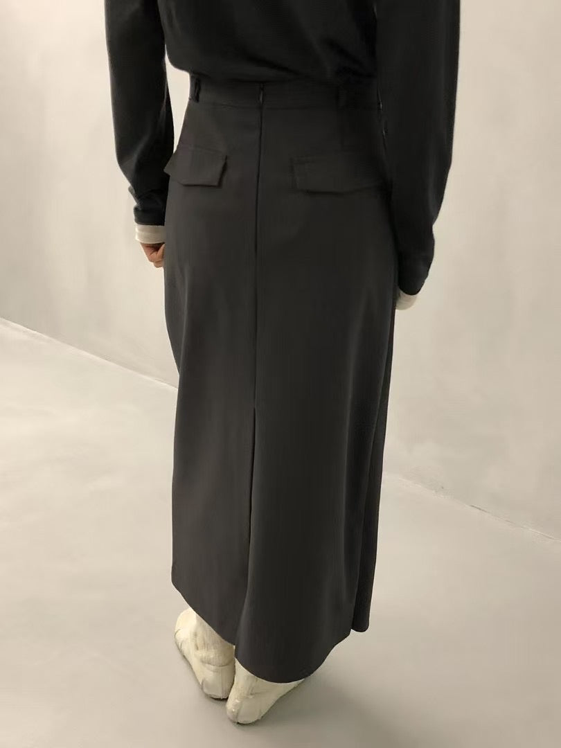 CROSS FLAP SKIRT