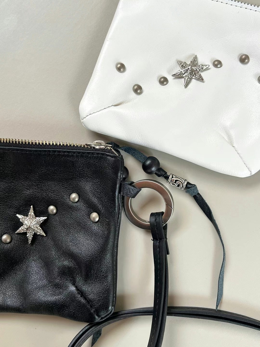 LEATHER COINS BAG