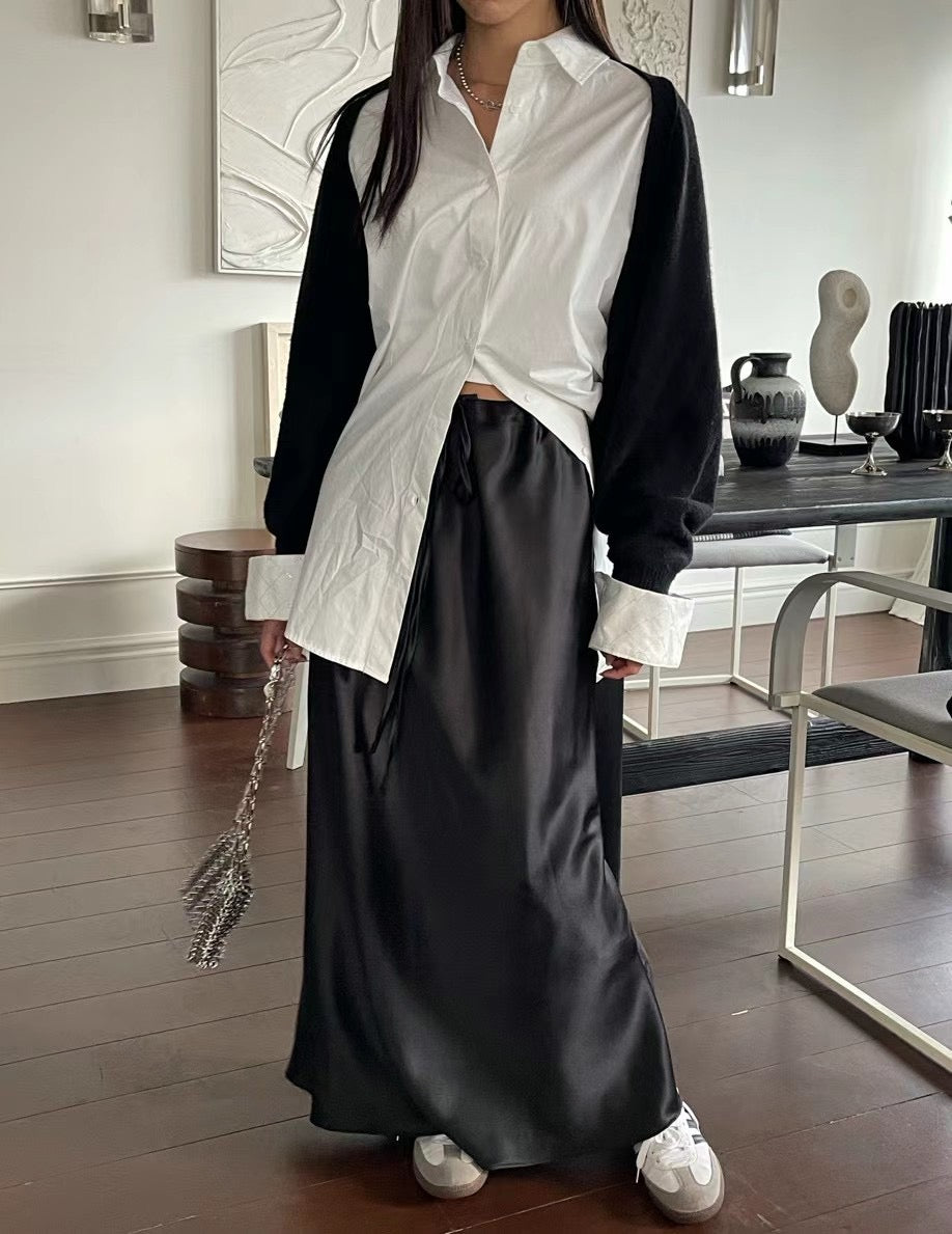 6 COLOURS SATIN SKIRT