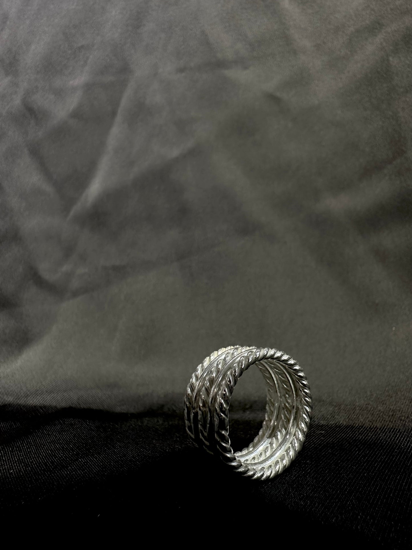 925 HANDMADE THICK TWIST RING