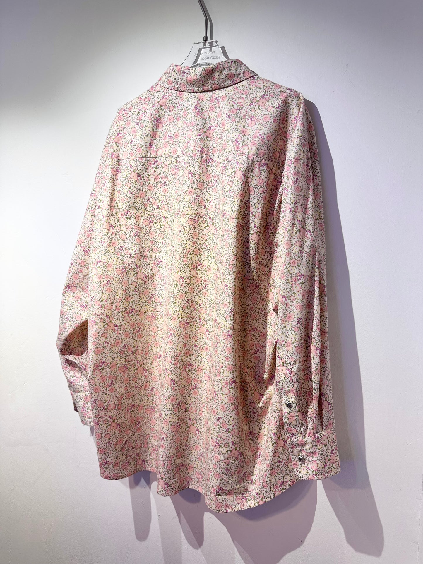 • FUSSY MADE • FLOWER BLOSSOM SHIRT ( LIBERTY OF LONDON FABRIC )