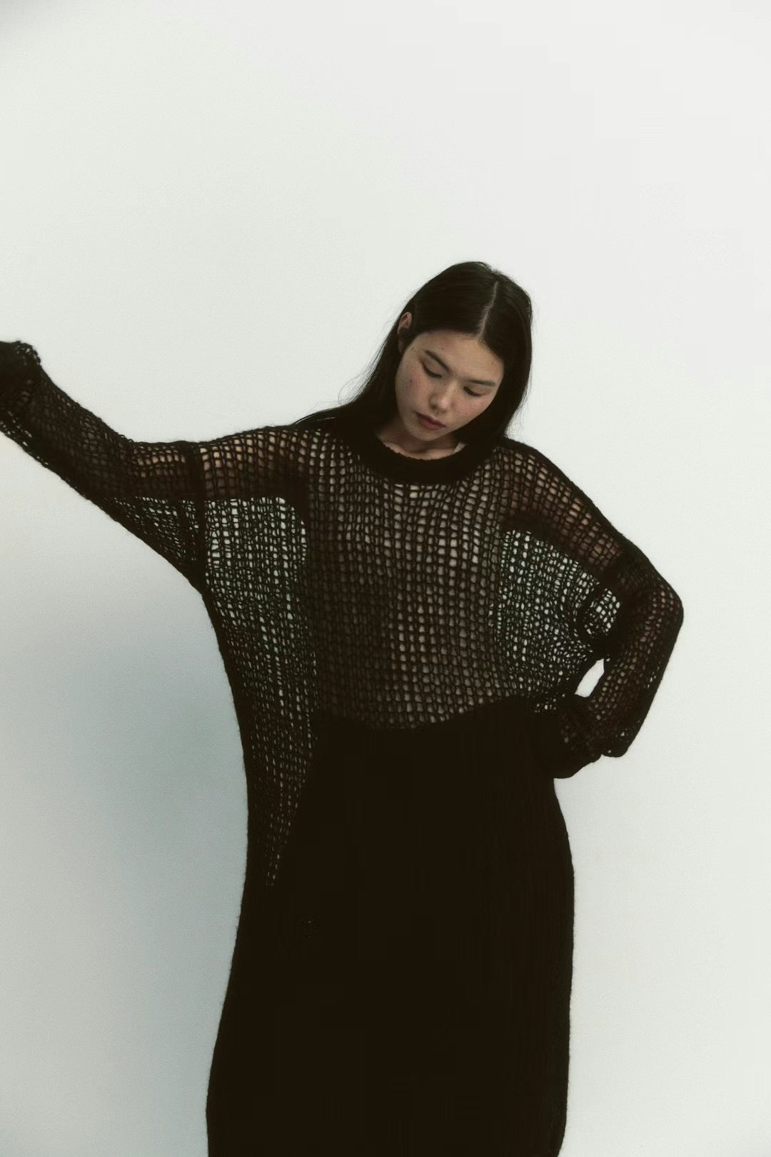 VERY LONG KNIT