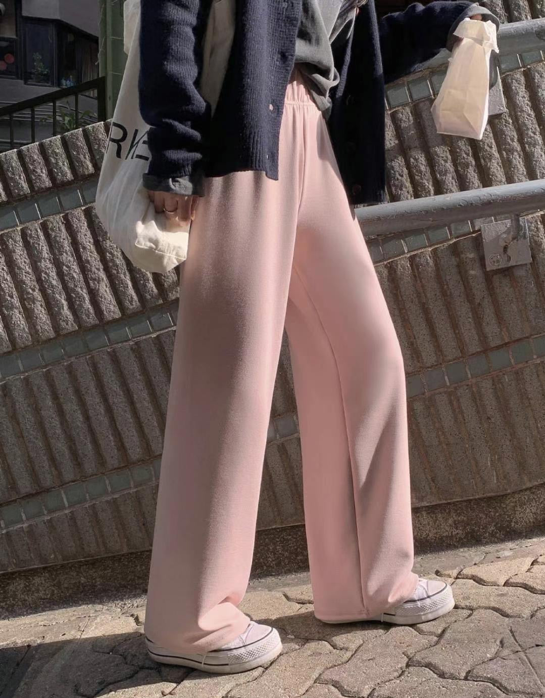 THICK BAND COTTON PANTS
