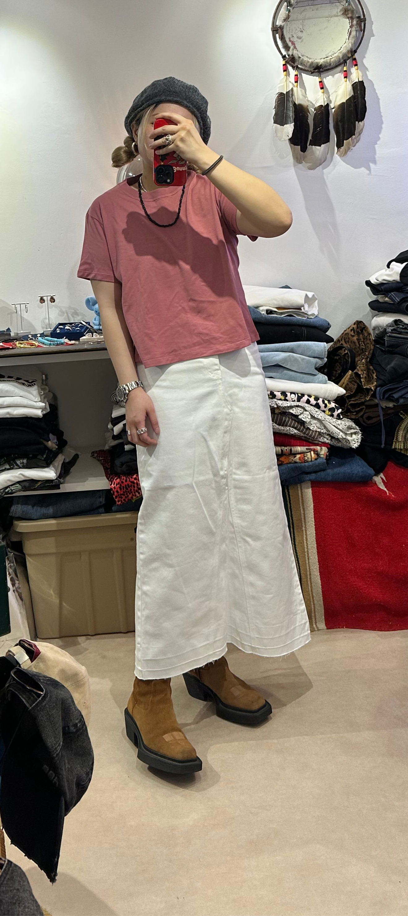 LOOSE CROP TEE