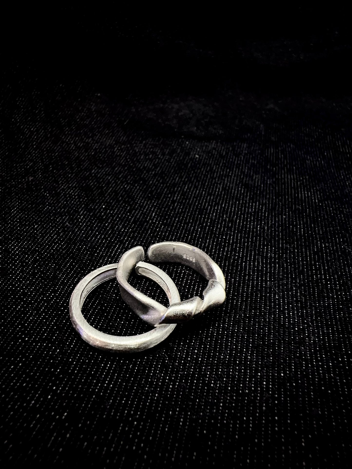925 MATTE FINISH ROUND RING