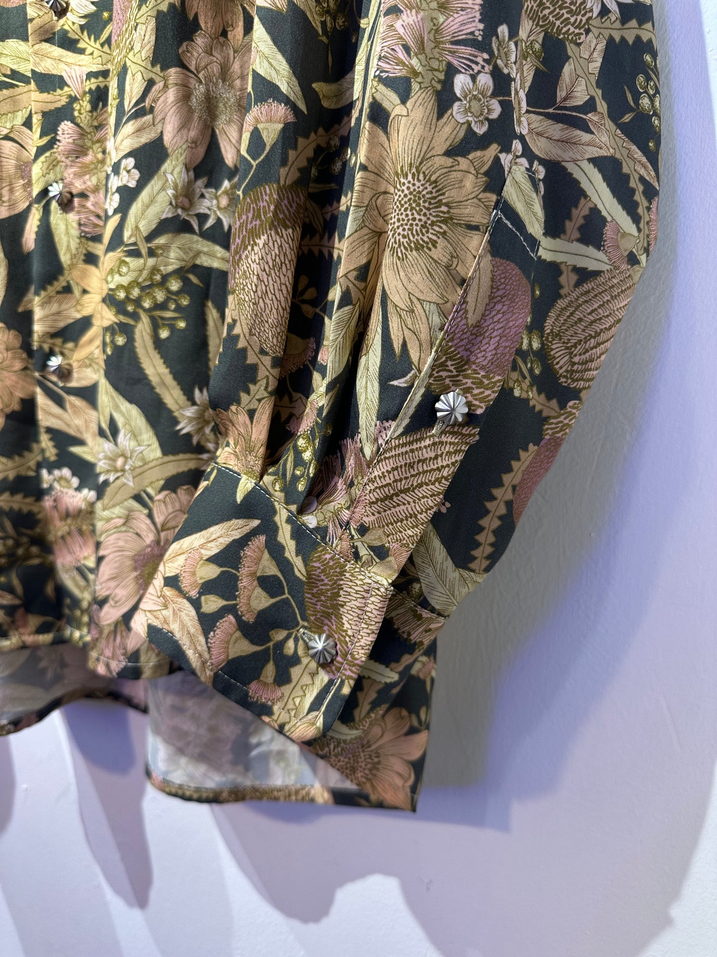 • FUSSY MADE • GOLDEN HAWK PROTEA SHIRT