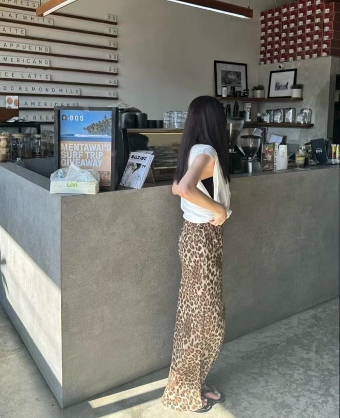 LEOPARD SKIRT