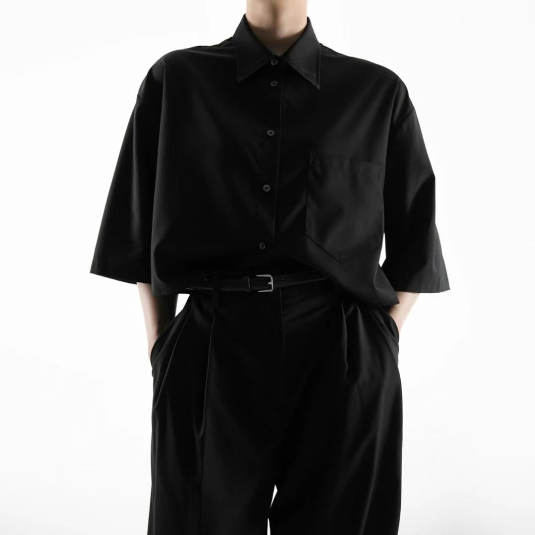 SUMMER PLEATED TROUSERS