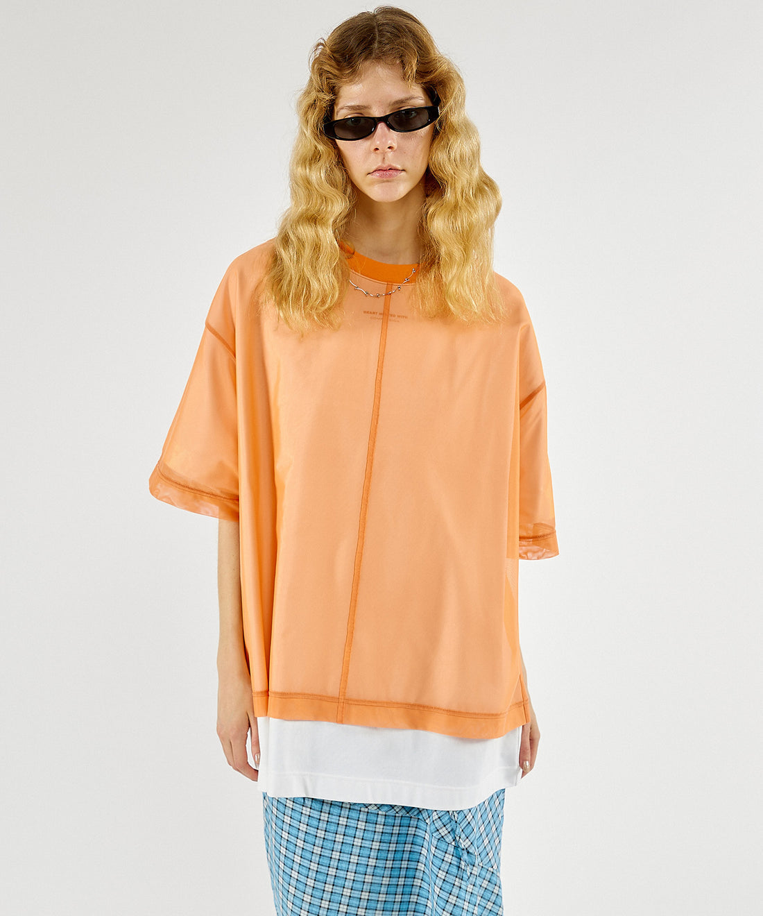 SHEER LAYERED TEE ( 2IN1 )
