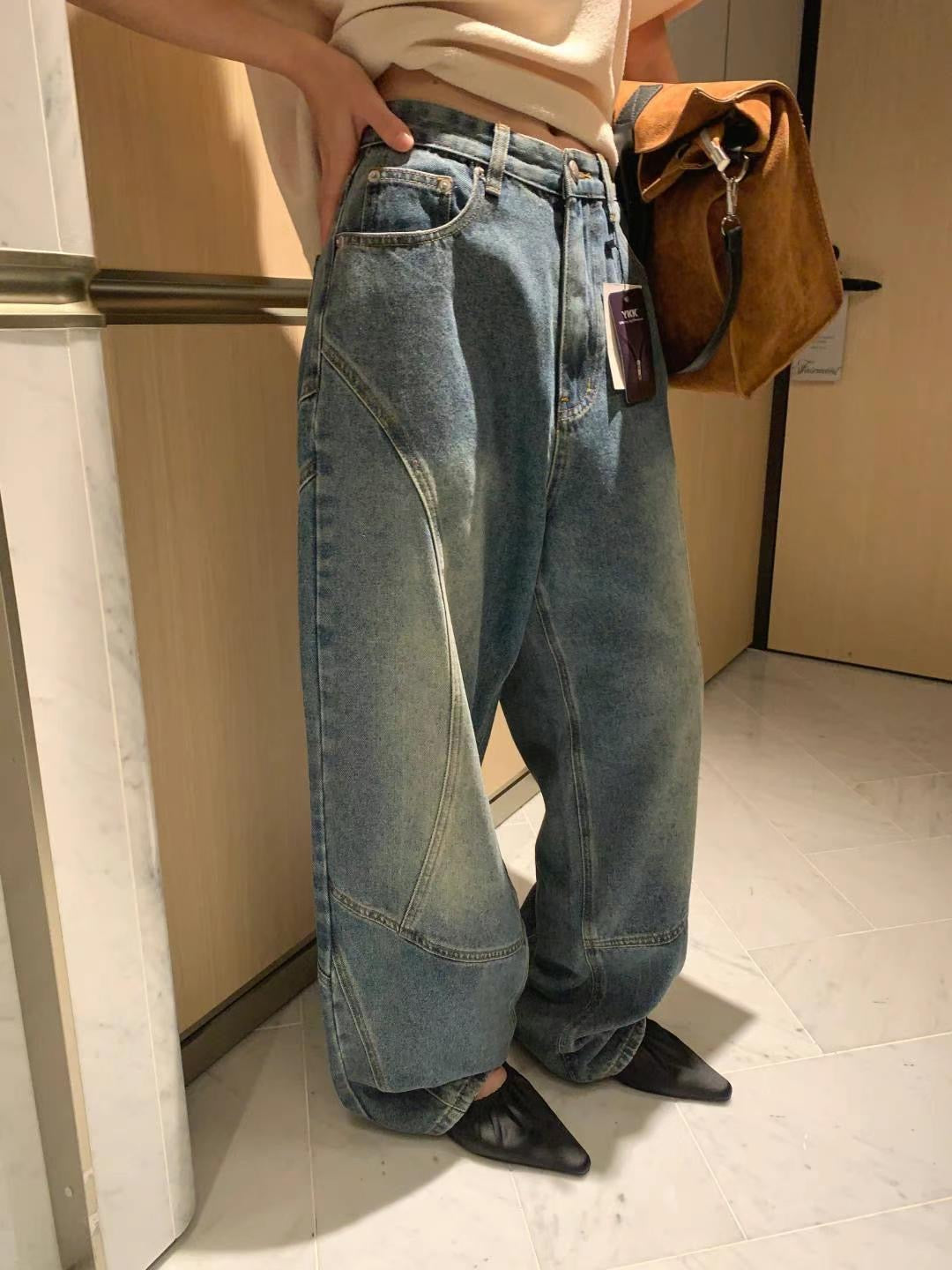 !!!LAST ORDER - SPECIAL OFFER until Sunday!!! SPECIAL CUT PATCHED JEANS