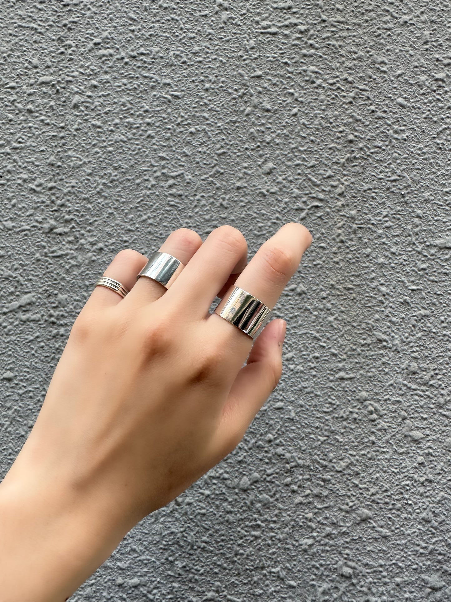 925 HANDMADE FLAT SURFACE RING (12MM)