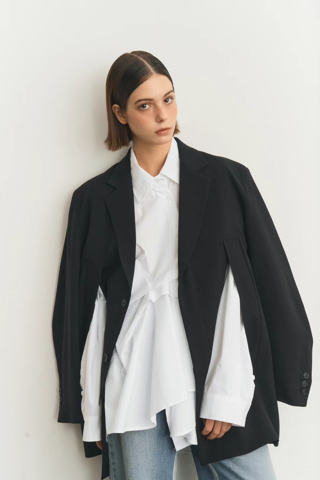 2WAY CAPE BLAZER