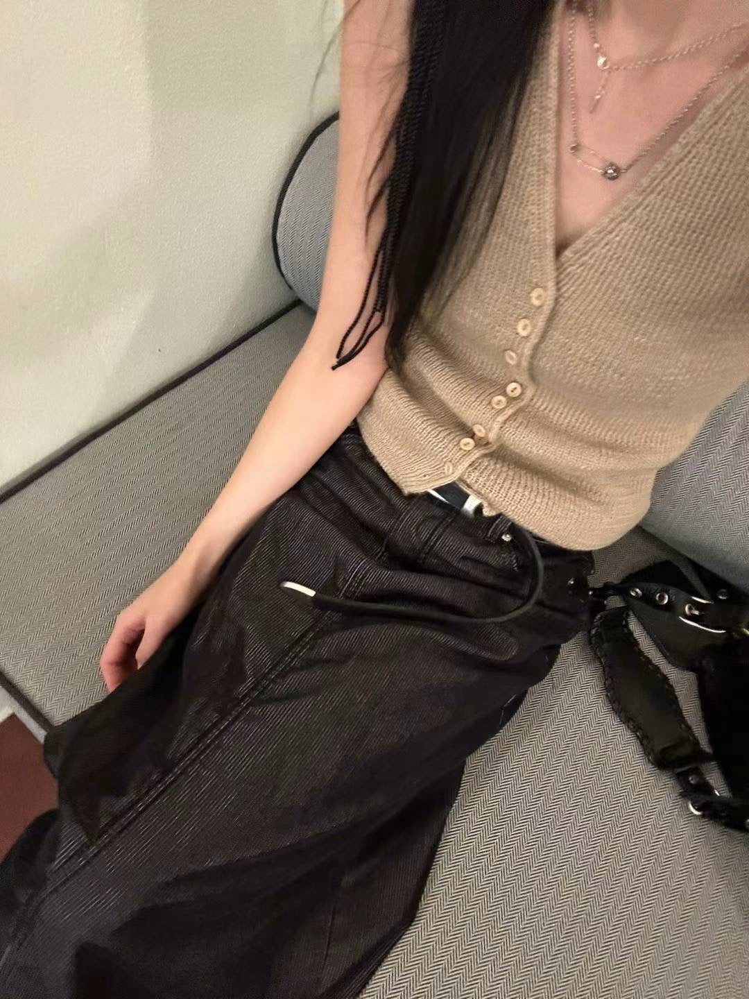 STRAIGHT GRAIN SOFT SKIRT