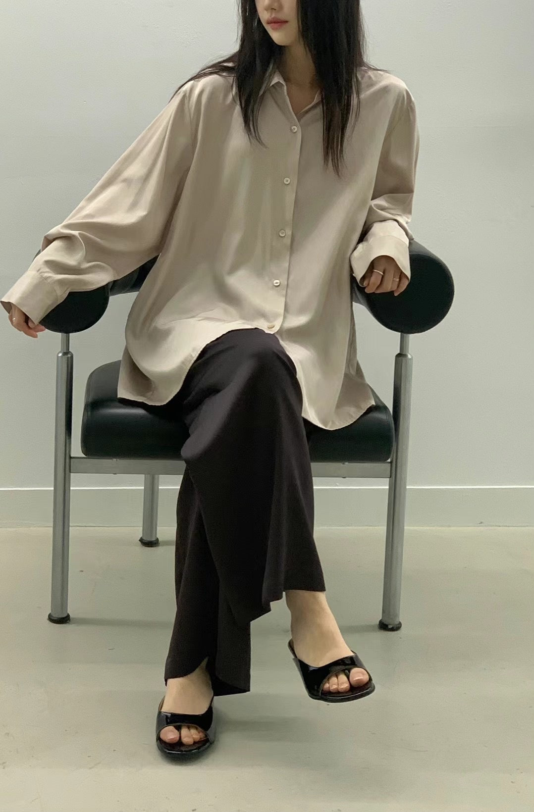 ELASTIC WAIST BASIC PANTS
