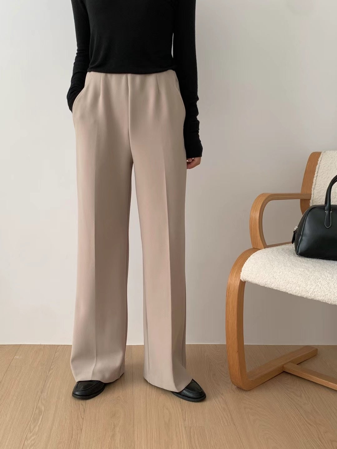 ELASTIC WAIST GOOD CUT PANTS