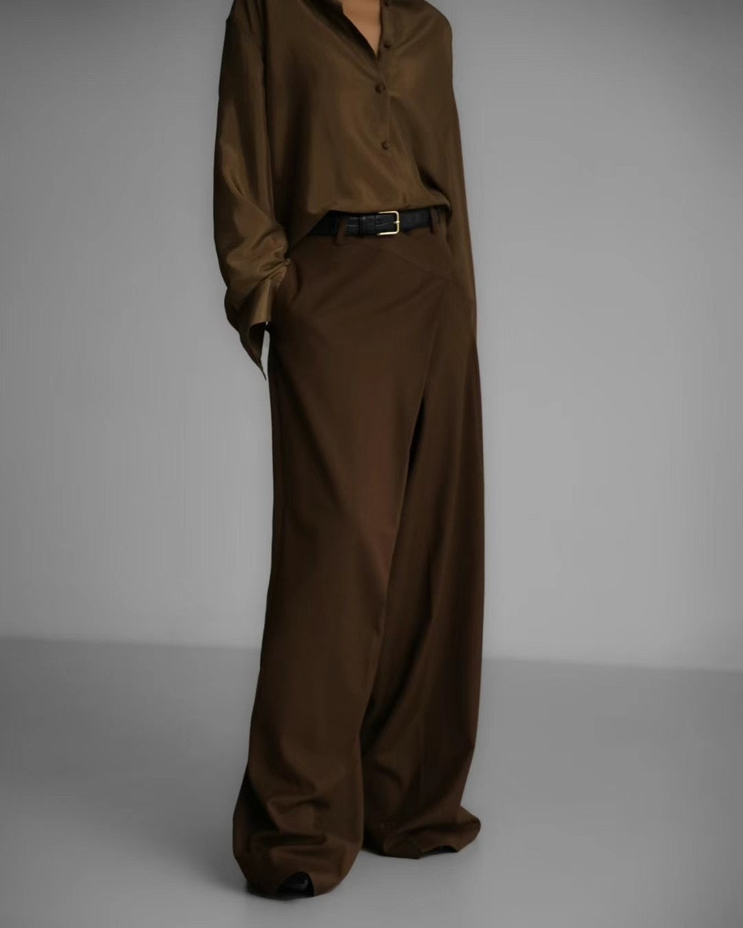 CROSS WRAP TROUSERS