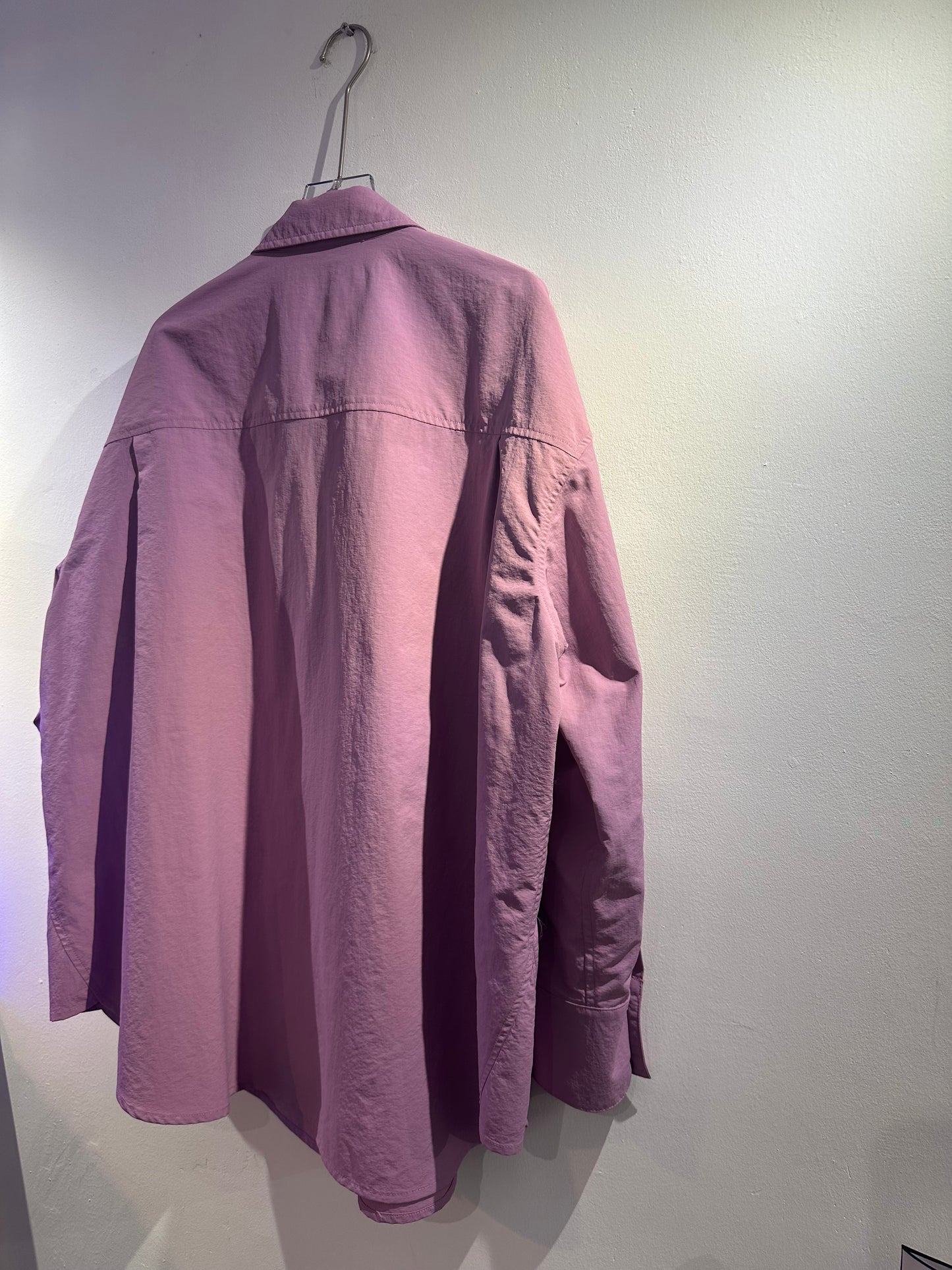 • FUSSY MADE • LIGHT PURPLE NARROW POCKET SHIRT