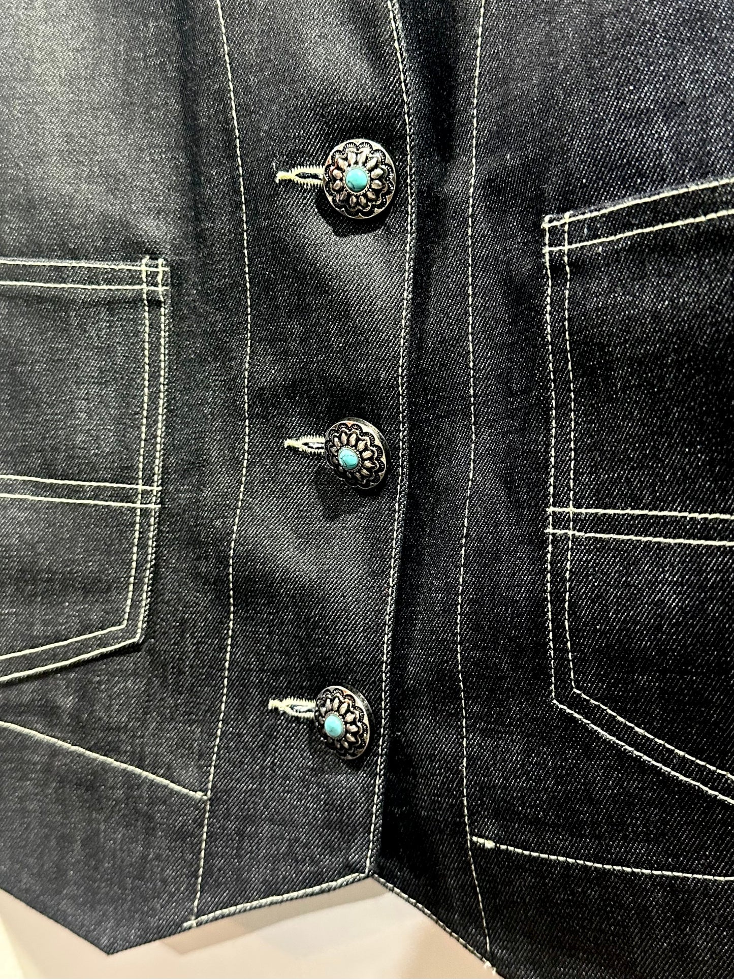• FUSSY MADE • RAW DENIM VEST