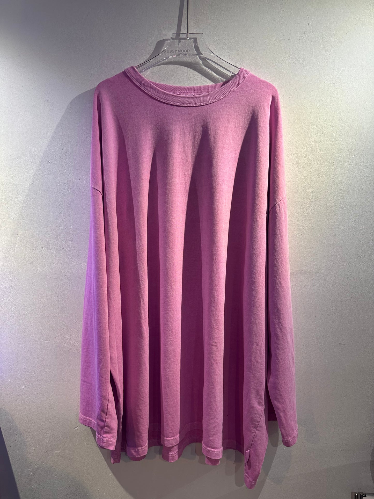 OVERSIZE SIDE SPLIT WASHED COTTON TEE