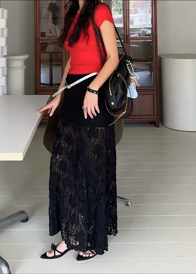 SS LACE SKIRT