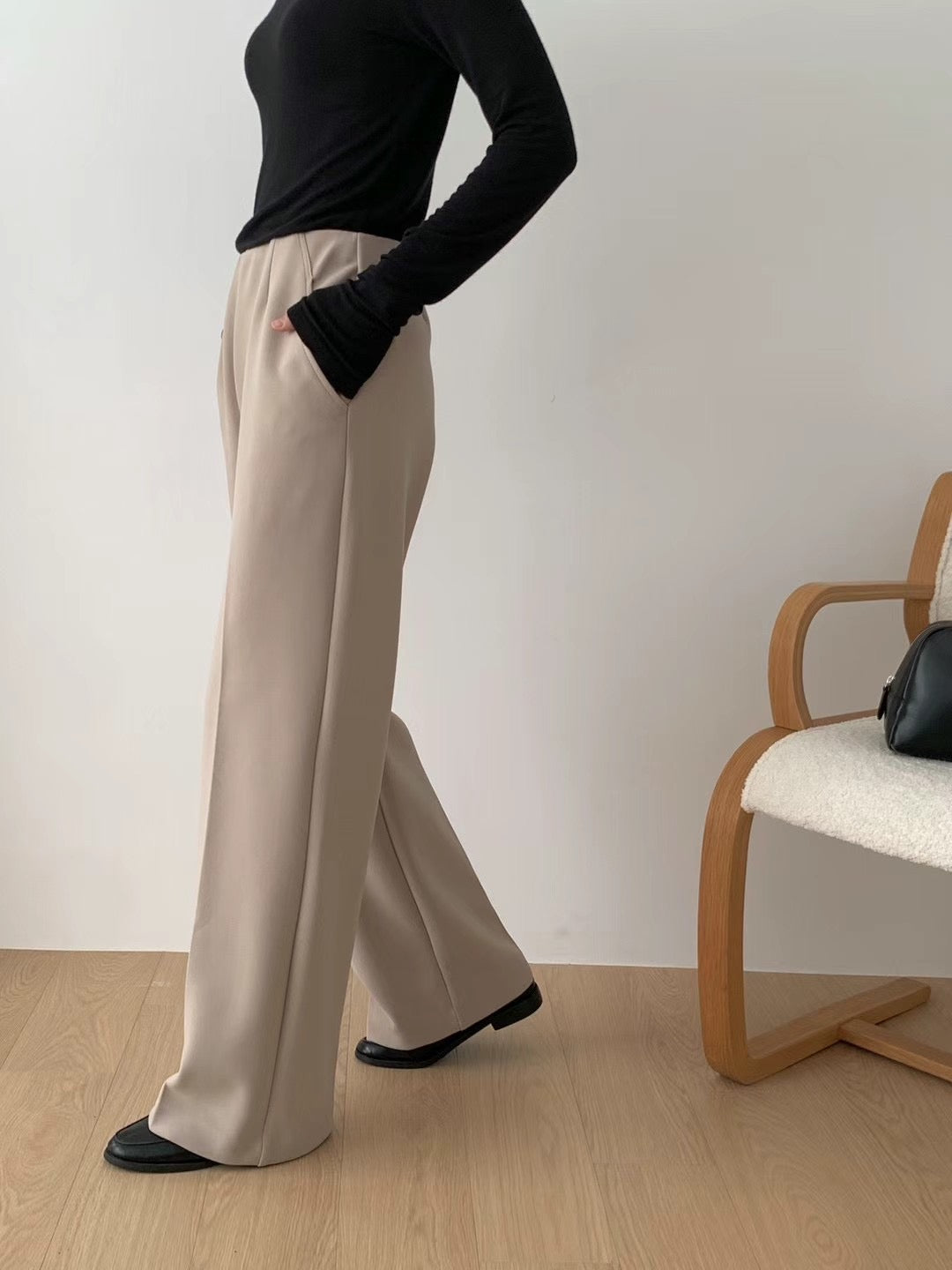 ELASTIC WAIST GOOD CUT PANTS