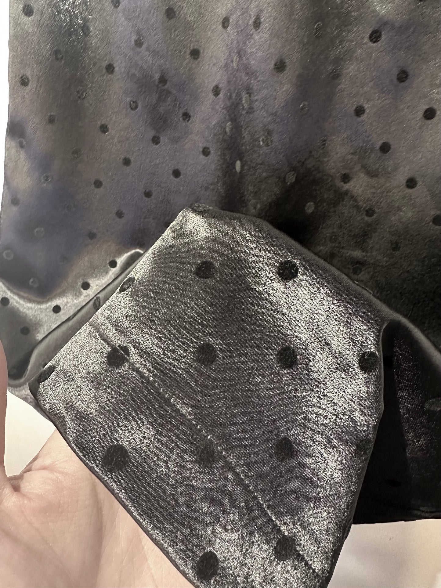 • FUSSY MADE • GLOSSY DOTTED PENCIL SKIRT